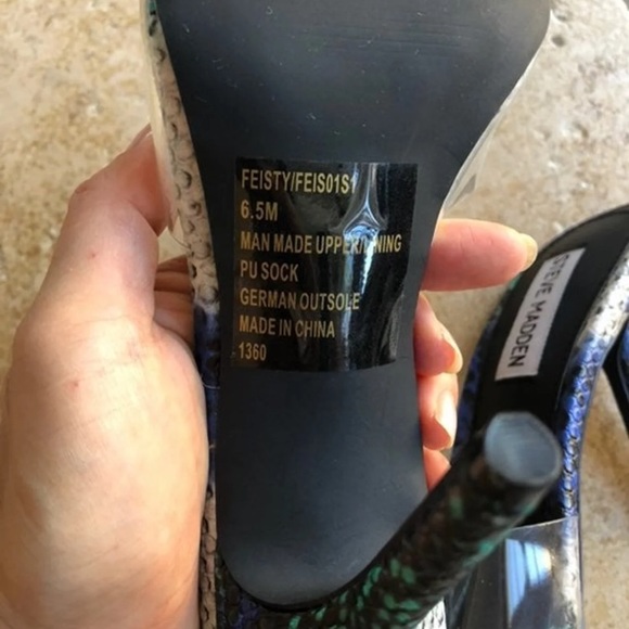 NEW Steve Madden Feisty Heels Mule - Picture 8 of 9